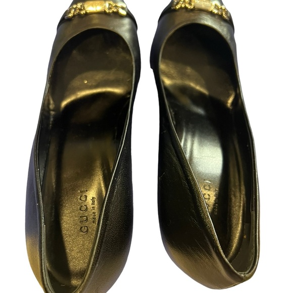 Gucci high heeled black shoes for women size 41 EU - Picture 14 of 16